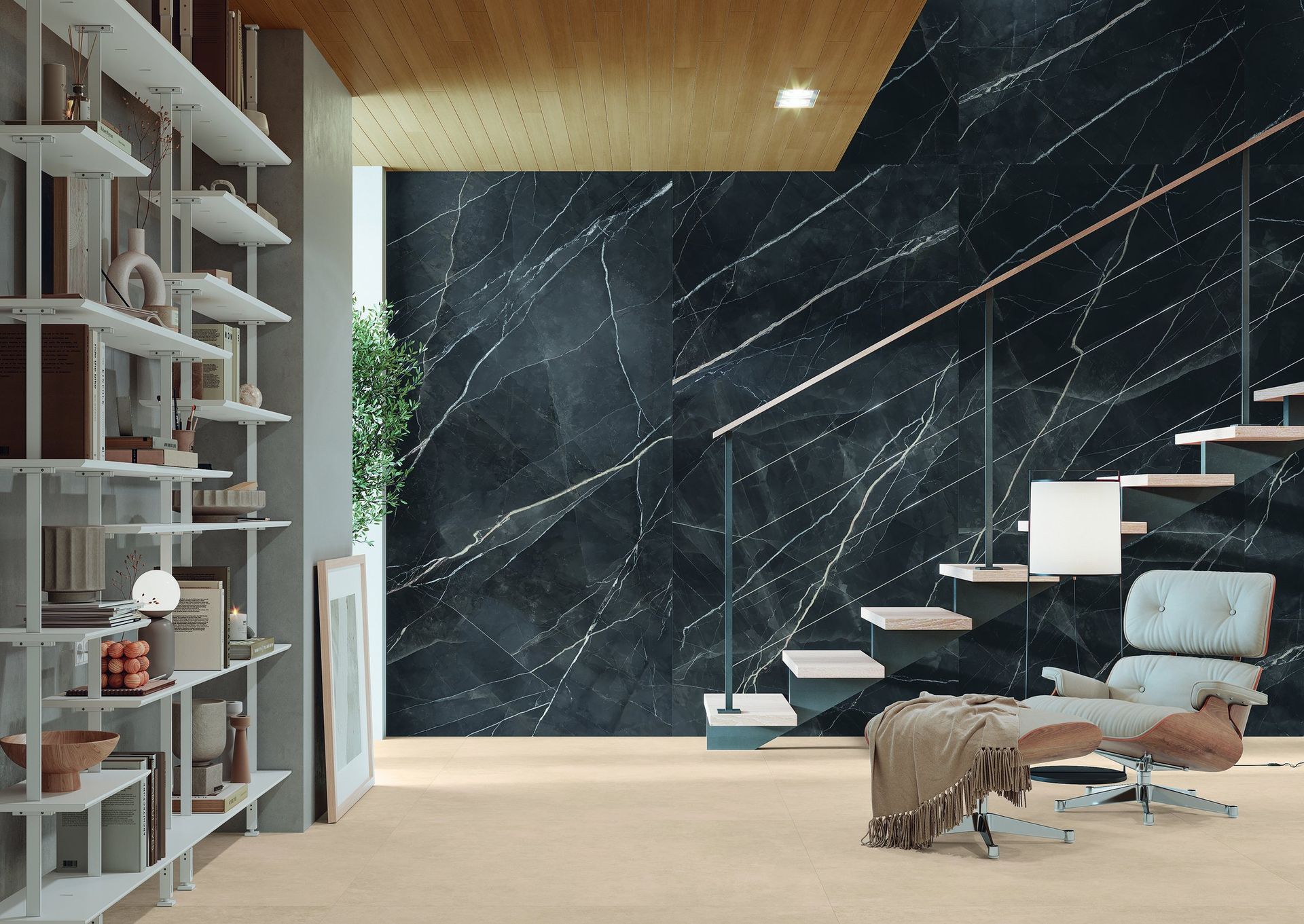 Calacatta Black in situ