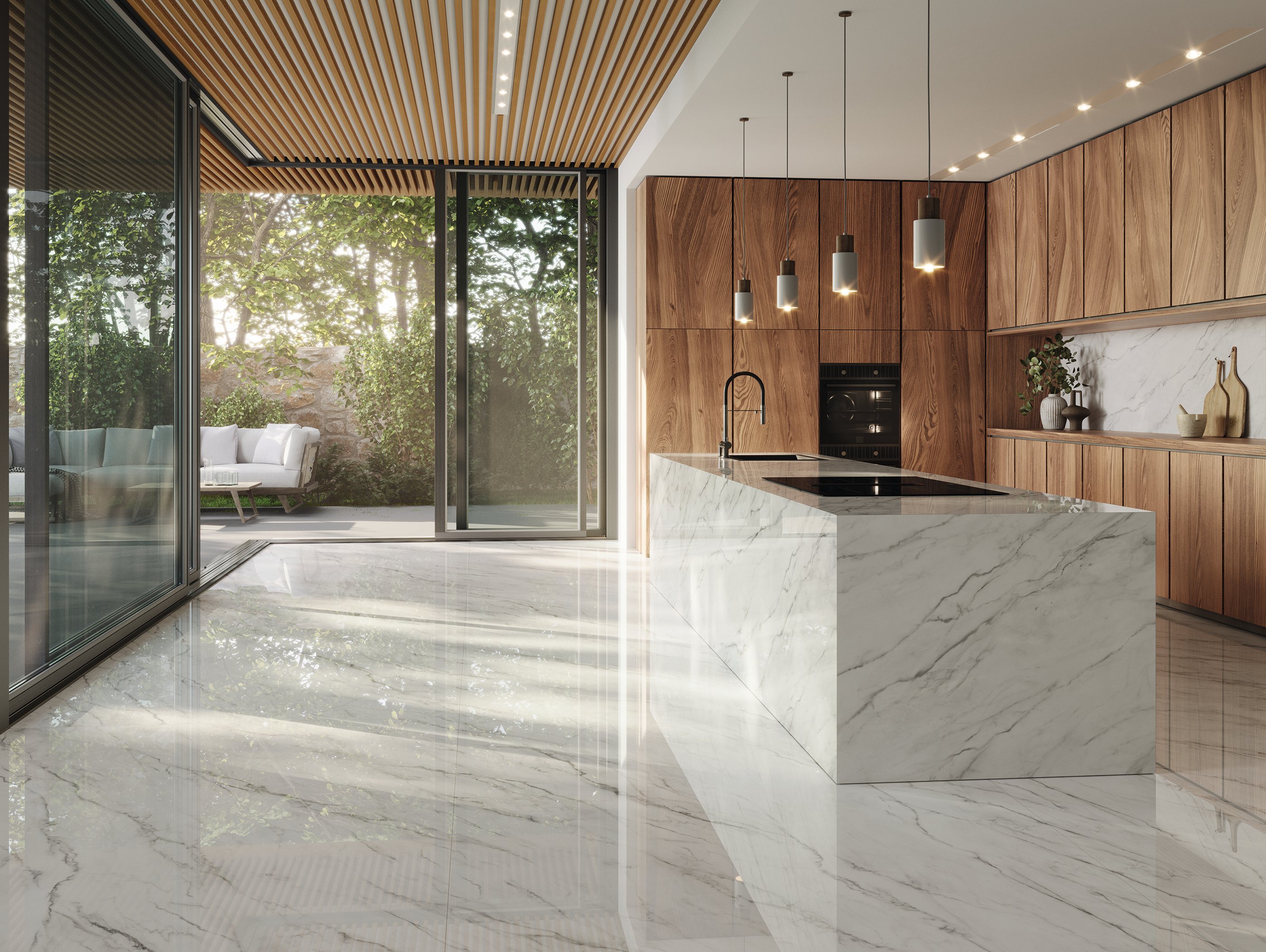 Calacatta Classic in situ