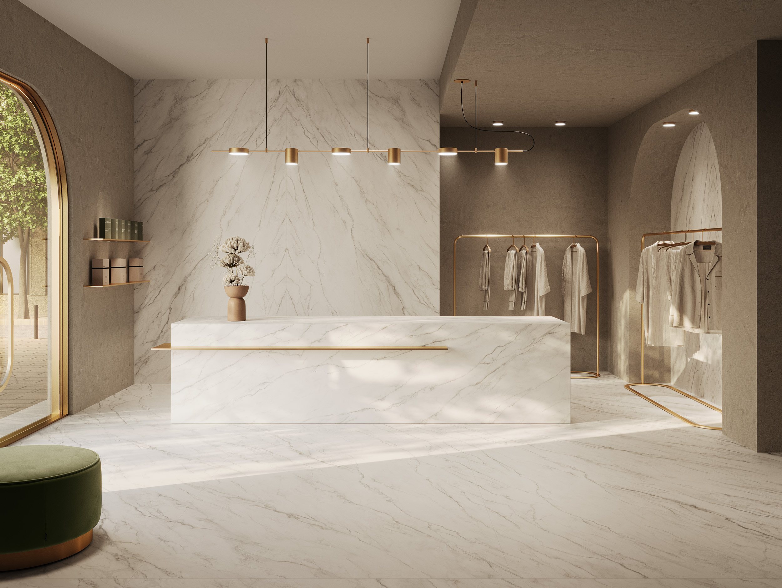 Calacatta Classic in situ