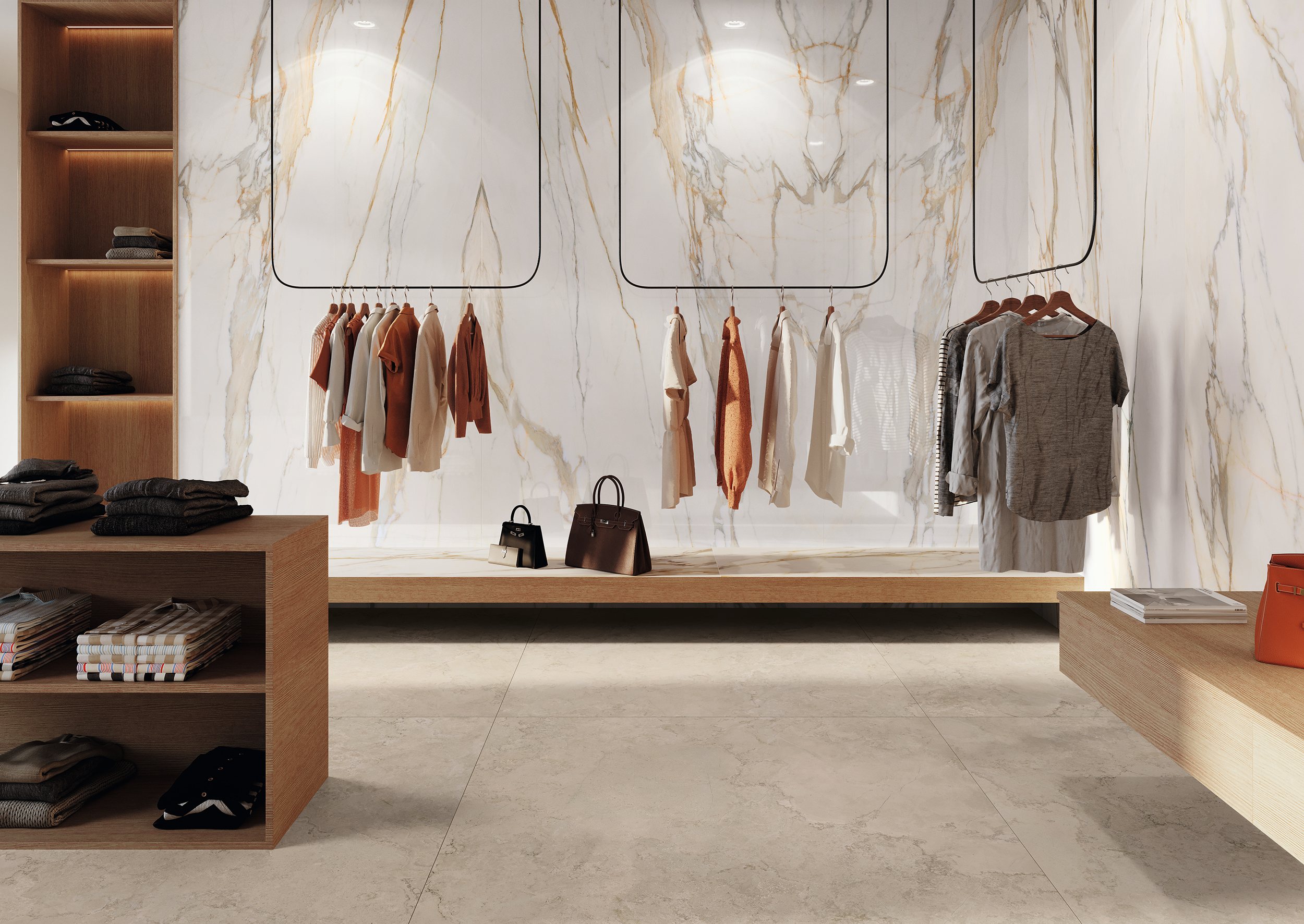 Calacatta Gold in situ