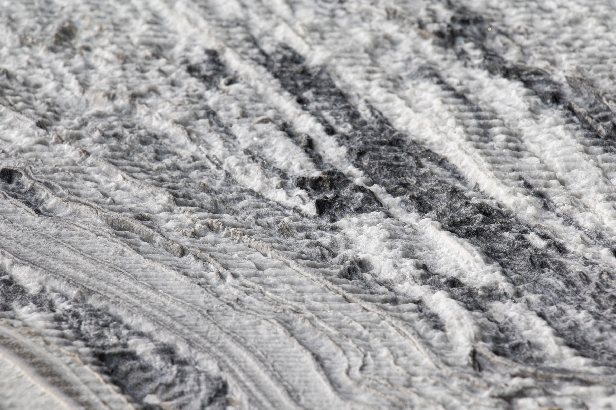 Textured stone fireplace surround