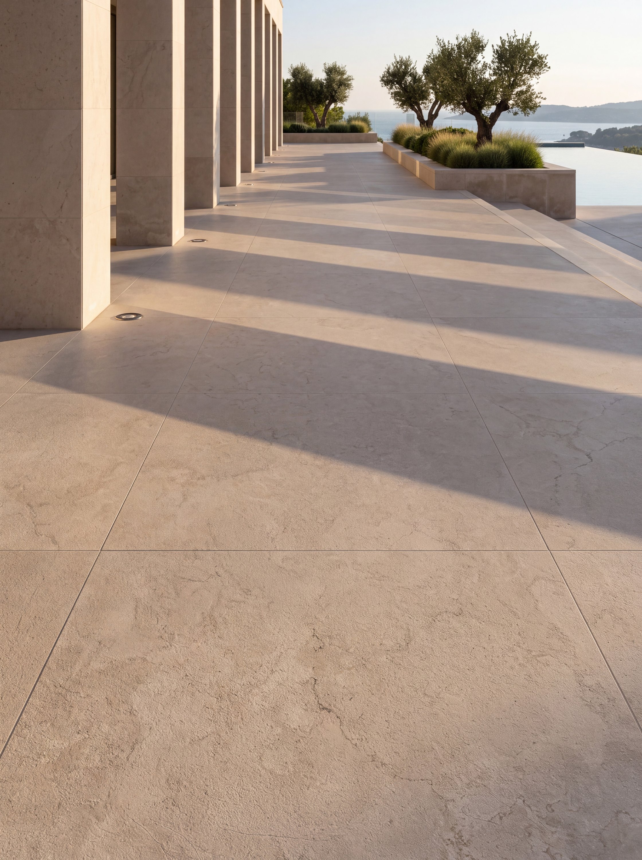 Portico in situ