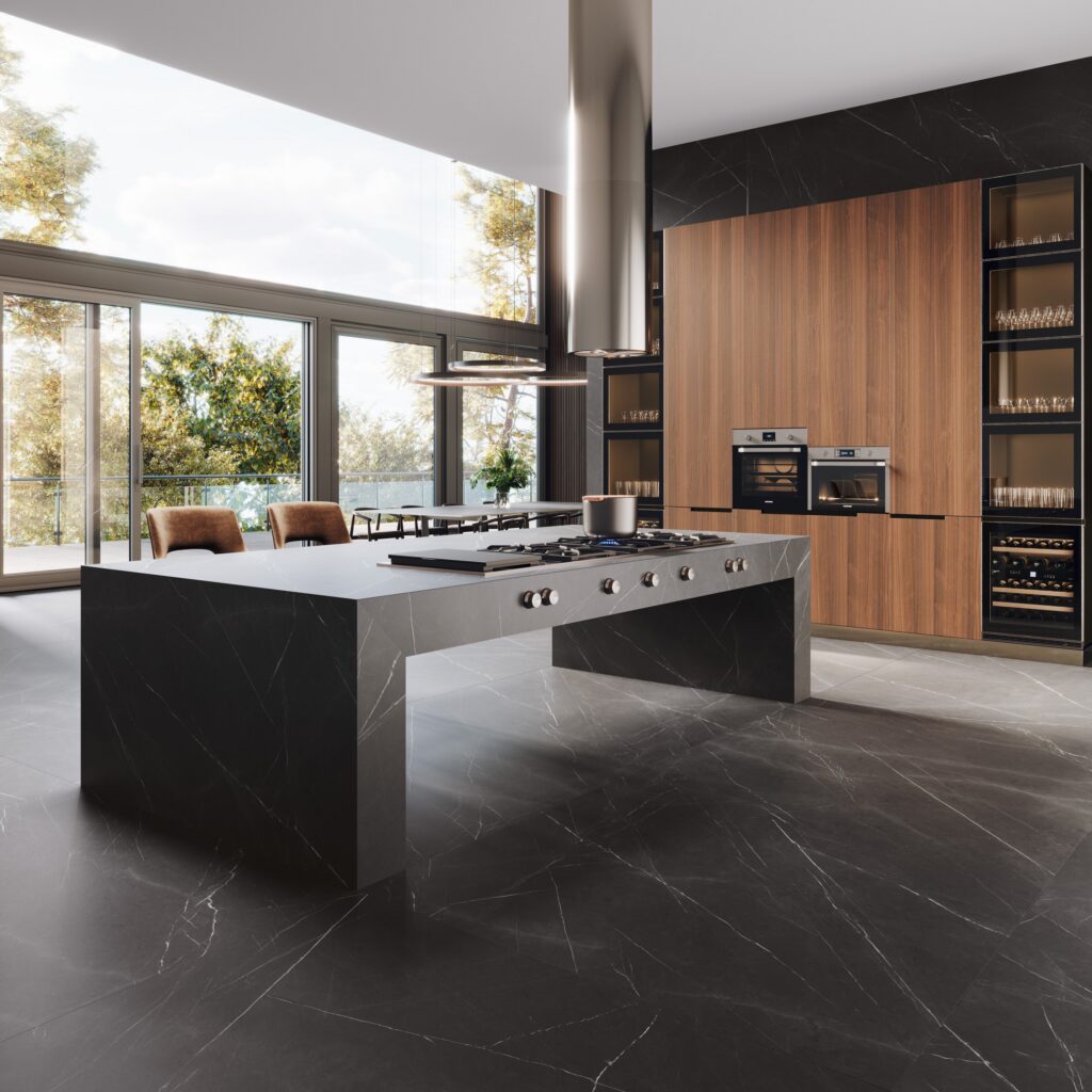 Quieta sintered stone in a kitchen